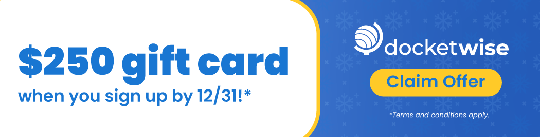 $250 gift card when you sign up by 12/31! - Docketwise - Claim Offer- *Terms and conditions apply.