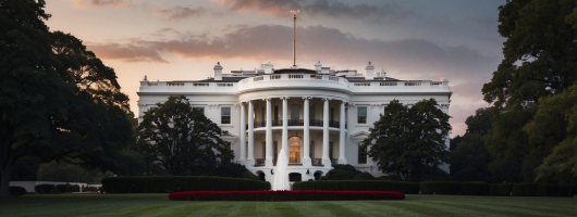 Picture of the White House.