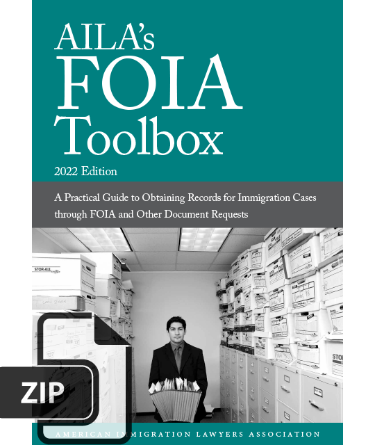 AILAs FOIA Toolbox cover image.