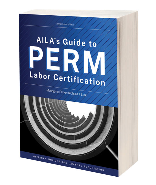 AILA’s Guide to PERM Labor Certification, 2023 ed. cover image