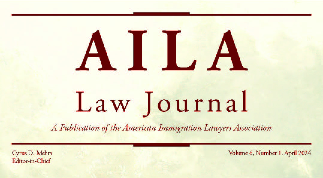 Header image of AILA Law Journal