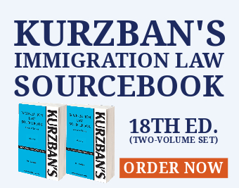 Kurzban's Immigration Law Sourcebook - Order Now