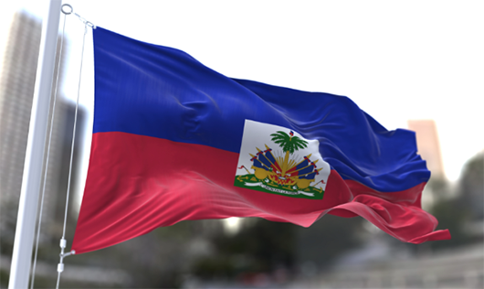 Image of the Haitian flag.
