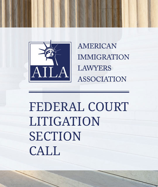 Federal Court Litigation Section Call (October 2023)